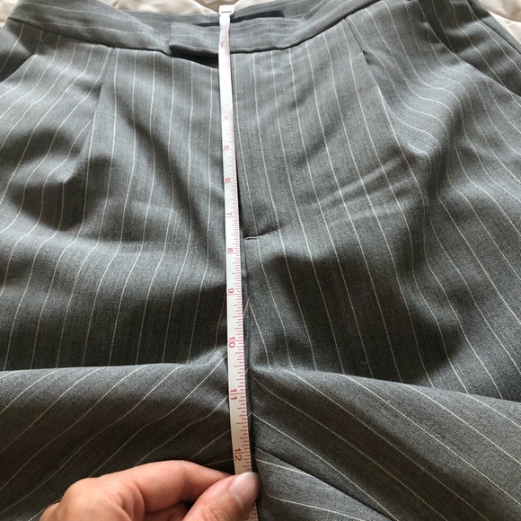 MO&Co. Wool High waist Paperbag Pinstripe minimal - Picture 12 of 13